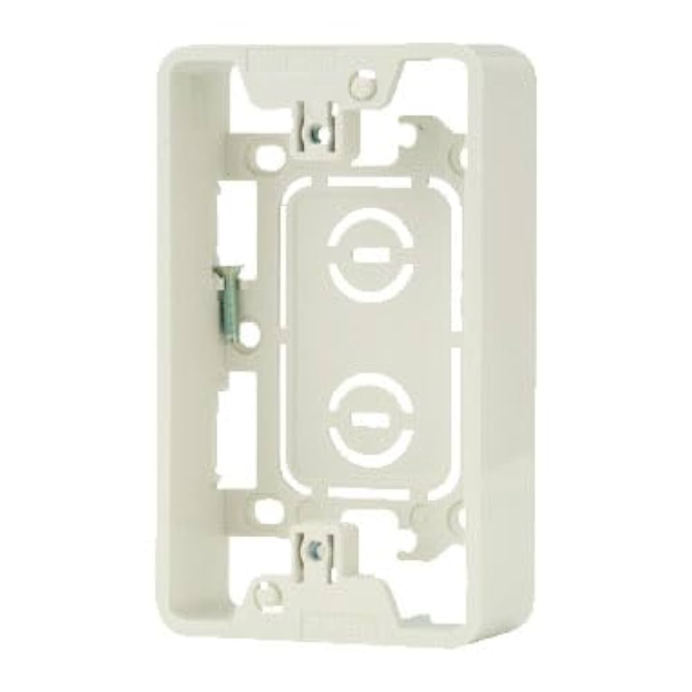Amazon.co.jp: 神保電器 露出ボックス 1連 浅型 露出スイッチ